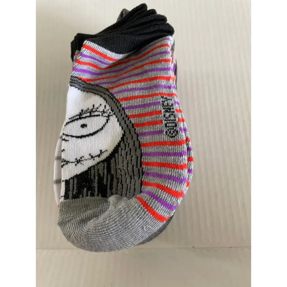 10 PAIR NIGHTMARE BEFORE CHRISTMAS HALLOWEEN NO SHOW SOCKS NEW